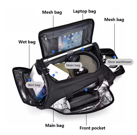 Lifting Apparel Gym Bag Hybrid